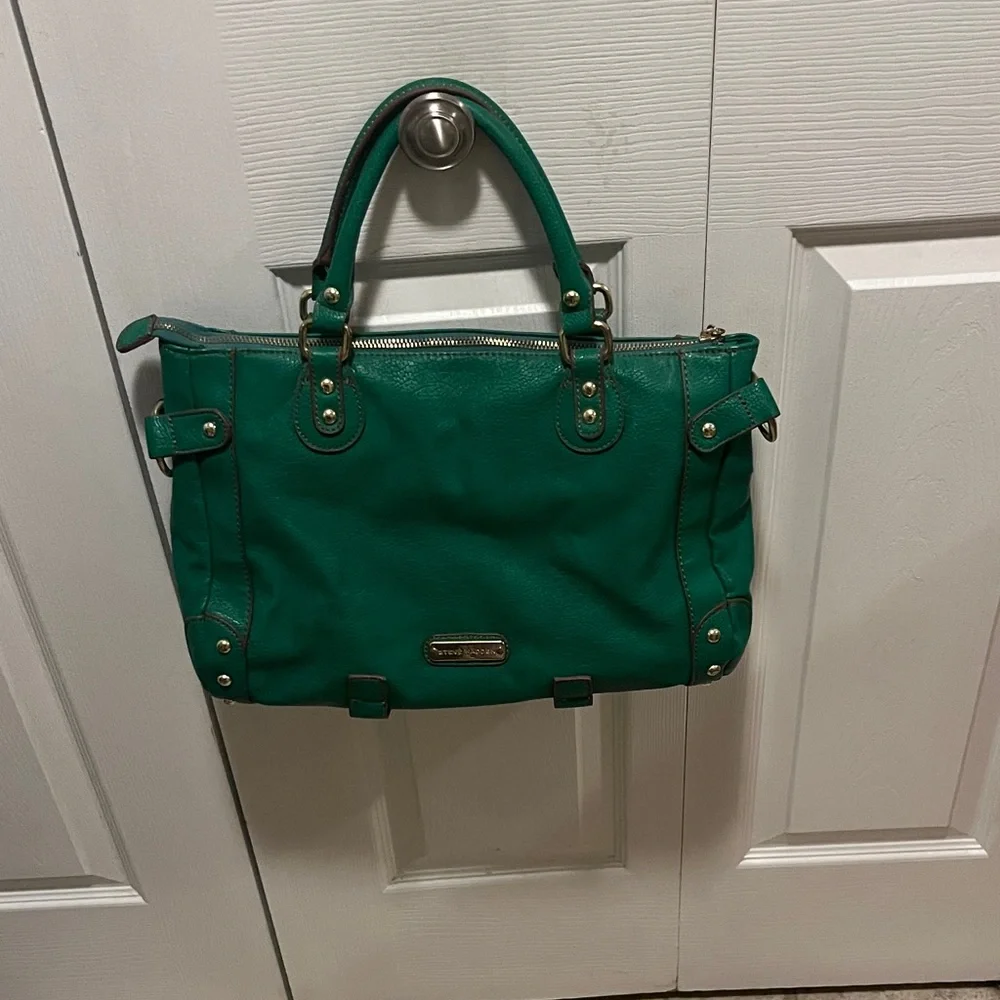 Steve Madden Emerald Green Satchel - Picture 2 of 4